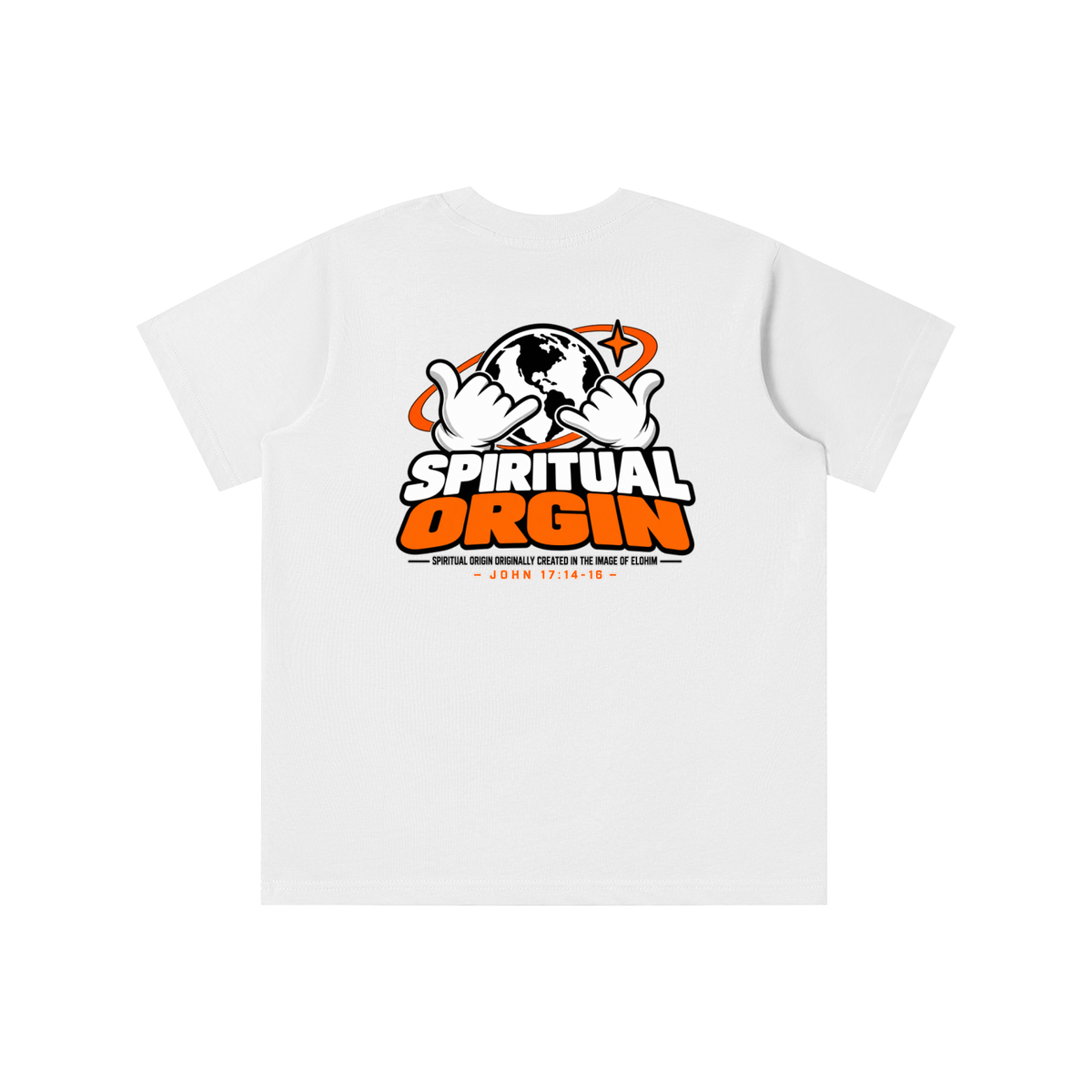 SPIRITUAL ORGIN - SPIRITUAL ORGIN ORIGINALLY CREATED IN THE IMAGE OF ELOHIM- youth T-shirt