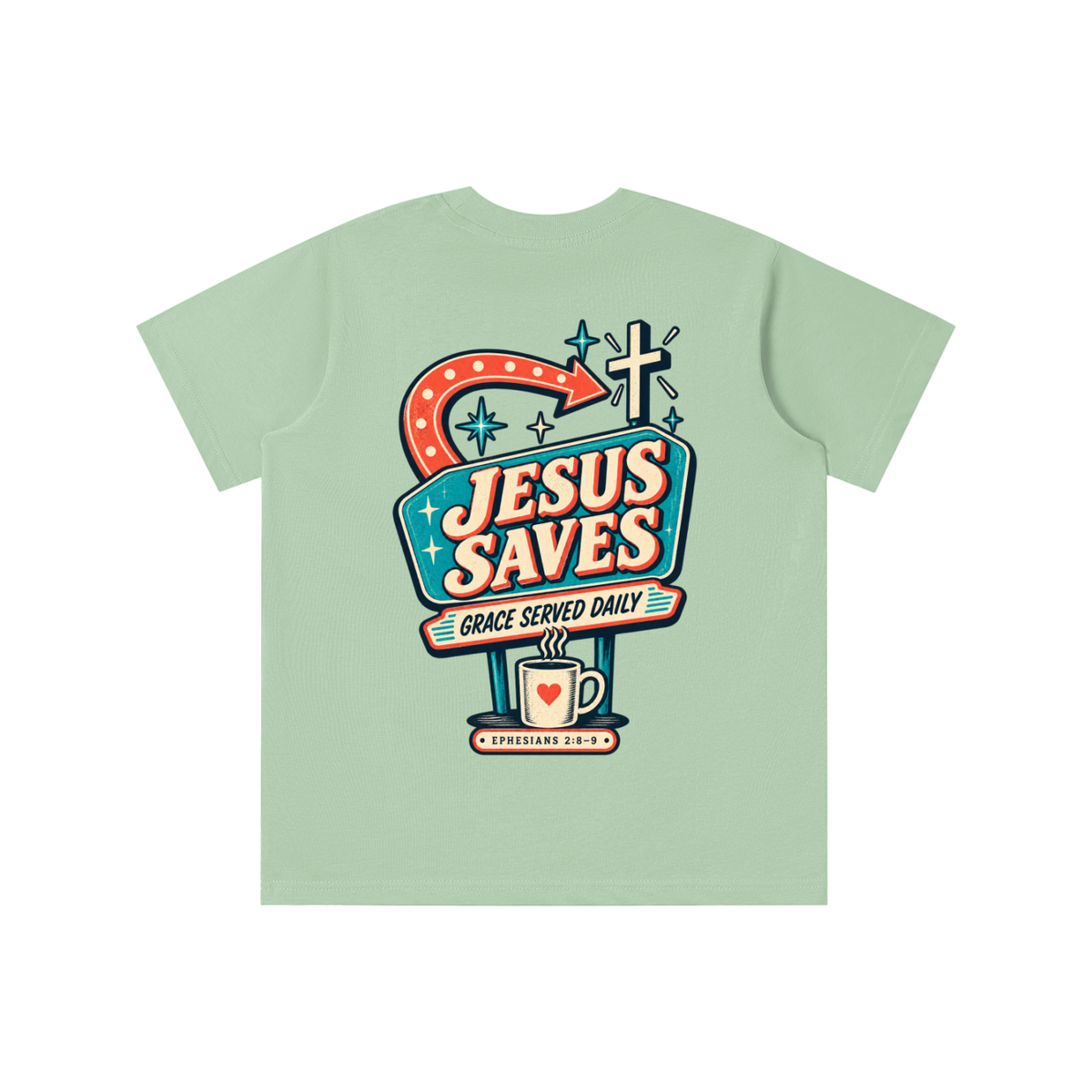 Jesus saves youth T-shirt