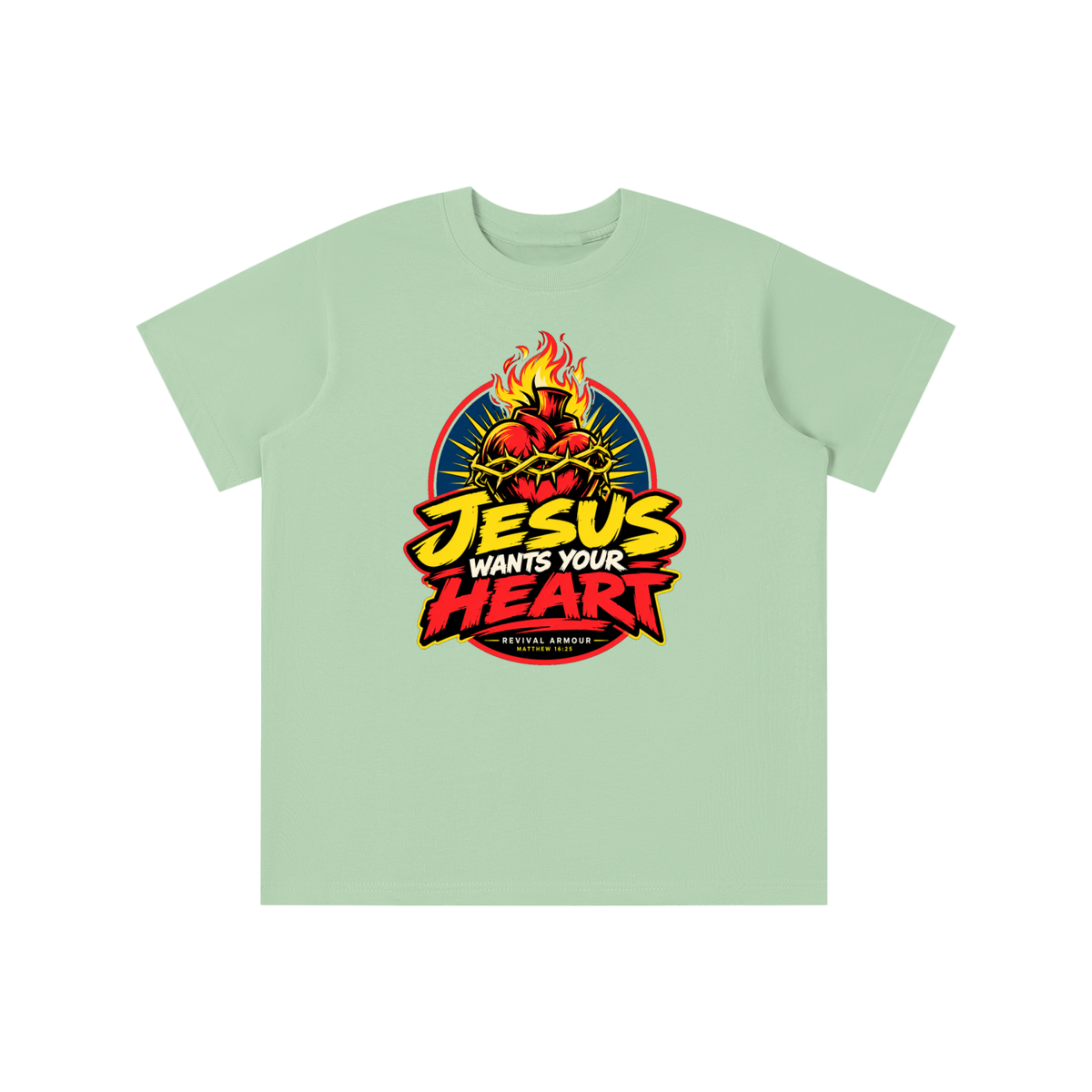 JESUS WANTS YOUR HEART - REVIVAL ARMOUR - youth T-shirt