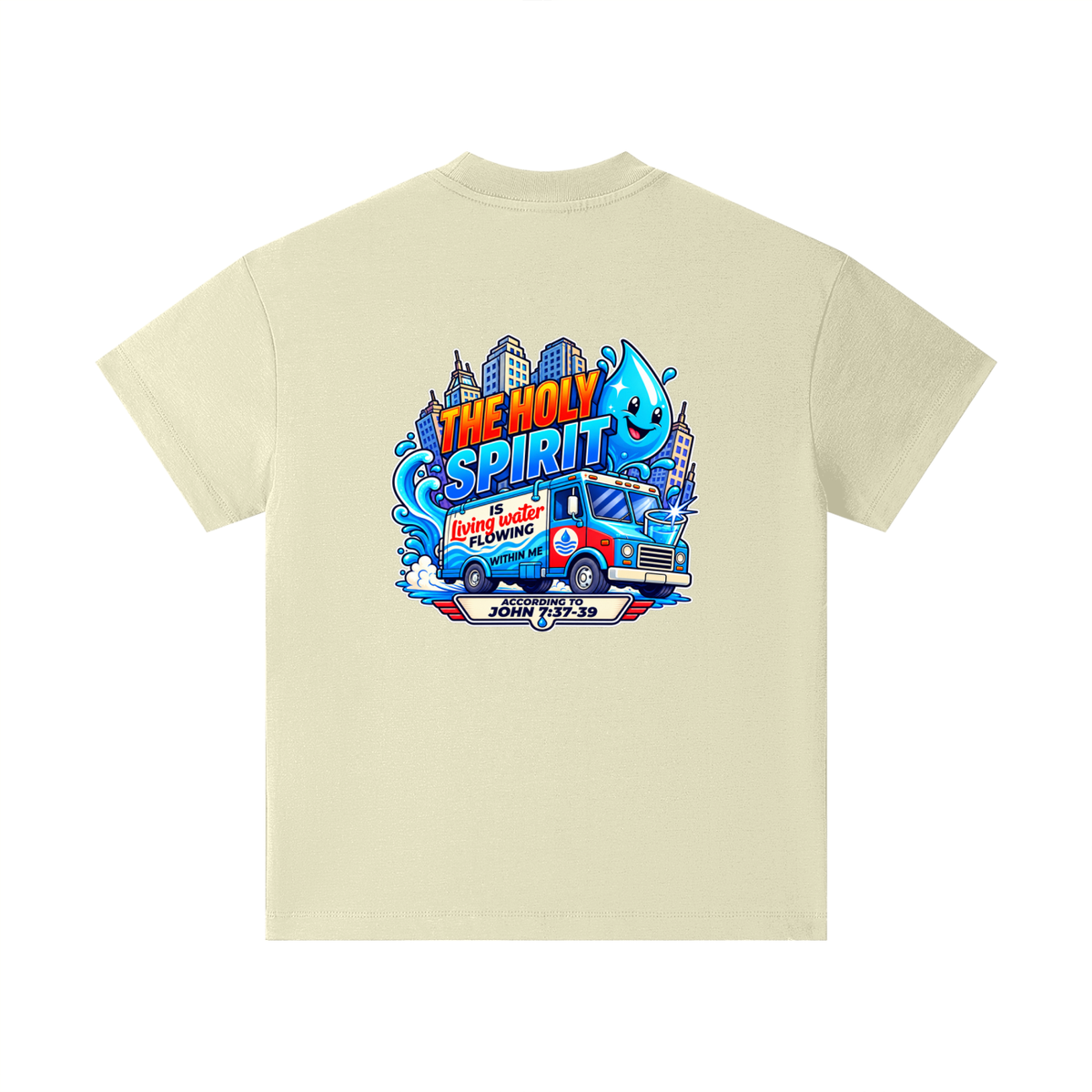 THE HOLY SPIRIT IS LIVING WATER FLOWING WITHIN ME ACCORDING TO JOHN 7:37-39 Kids T-Shirt
