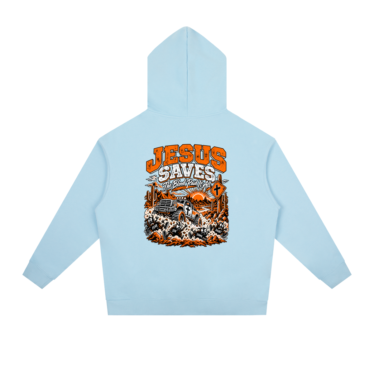 JESUS DIED FOR FOR OUR SINS THAT'S THE GOOD NEWS 1 CORTHIANS 15:1-4 JESUS SAVES THE BLOOD PAID IT ALL Hoodie