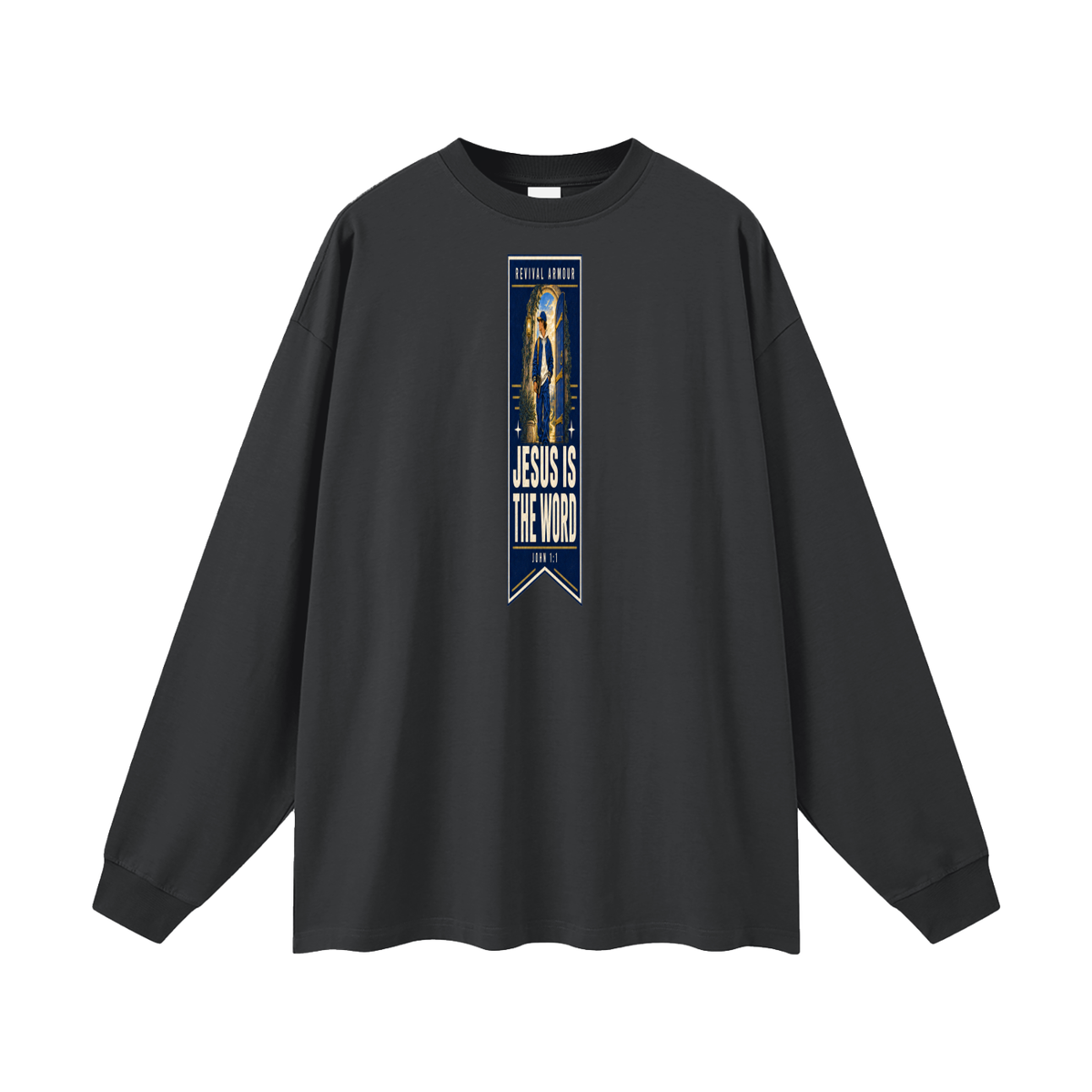 REVIVAL ARMOUR JESUS IS THE WORD _ JOHN 1:1 Long Sleeve T-Shirt