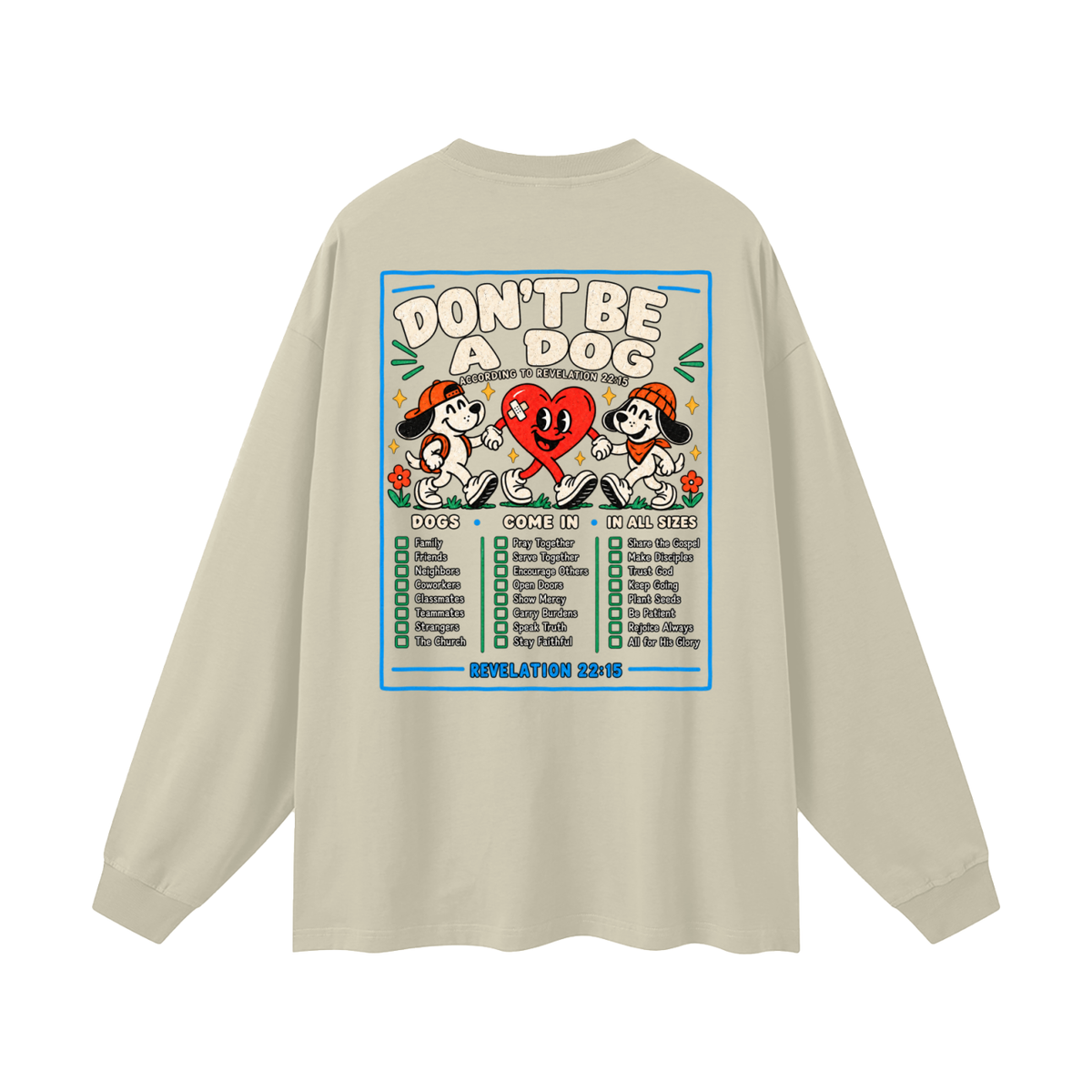 CAST ALL YOUR BURDENS TO JESUS ACCORDING TO Matthew 11:28–30 THO Long Sleeve T-Shirt