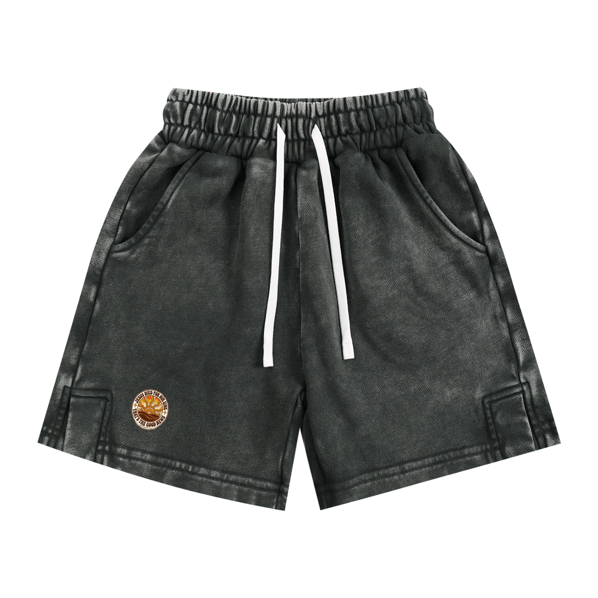 JESUS DIED FOR OUR SINS THAT'S THE GOOD NEWS 1 CORTHIANS 15:1-4 Kids' Shorts