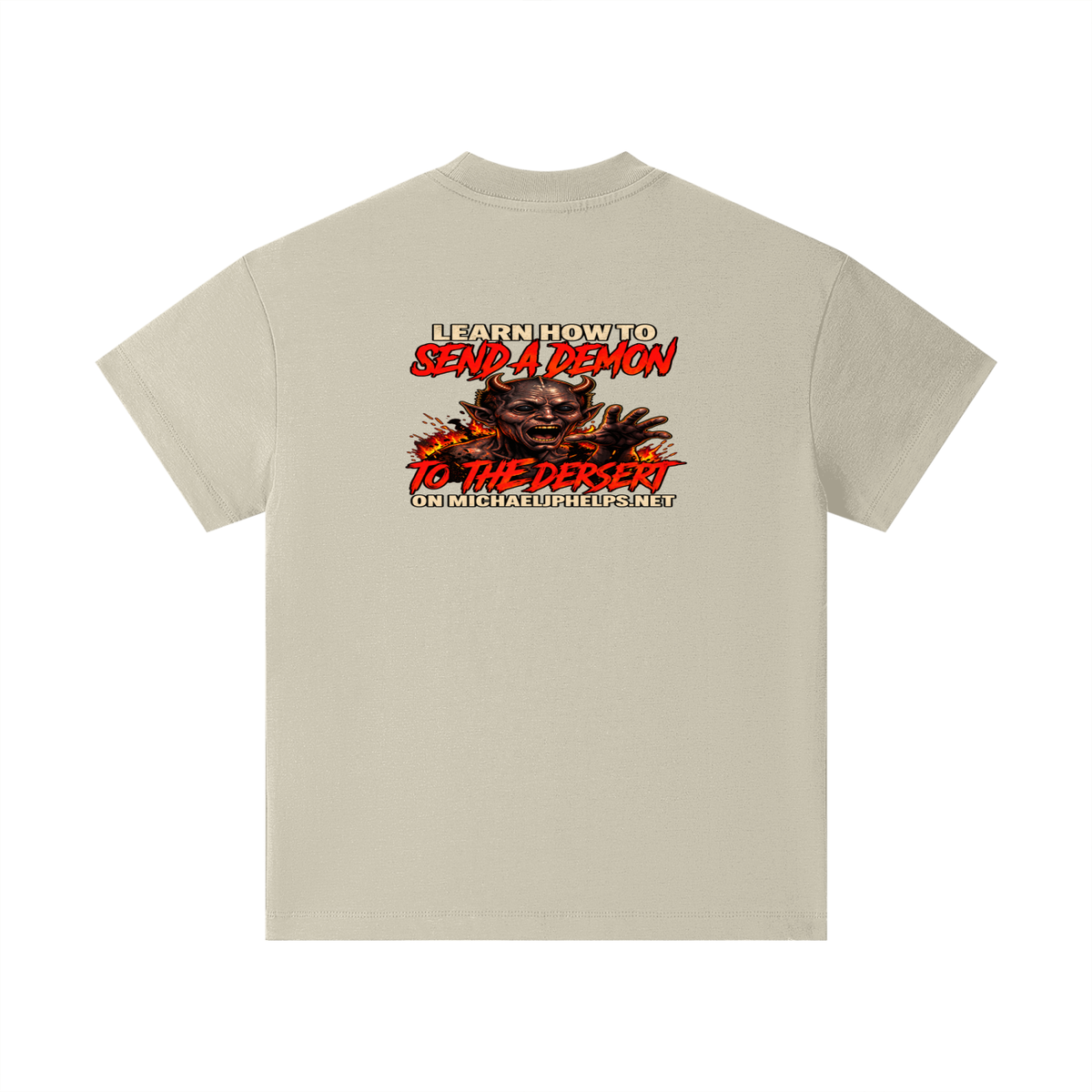 LEAN INTO THE HATE SEND A DEMON TO DESERT AND KNOW THAT GOD HATES ALL WHO DO EVIL ACCORDING TO PSALM 5:5 NLT LEARN HOW TO SEND A DEMON TO THE DESERT ON MICHAELJPHELPS.NET Kids T-Shirt