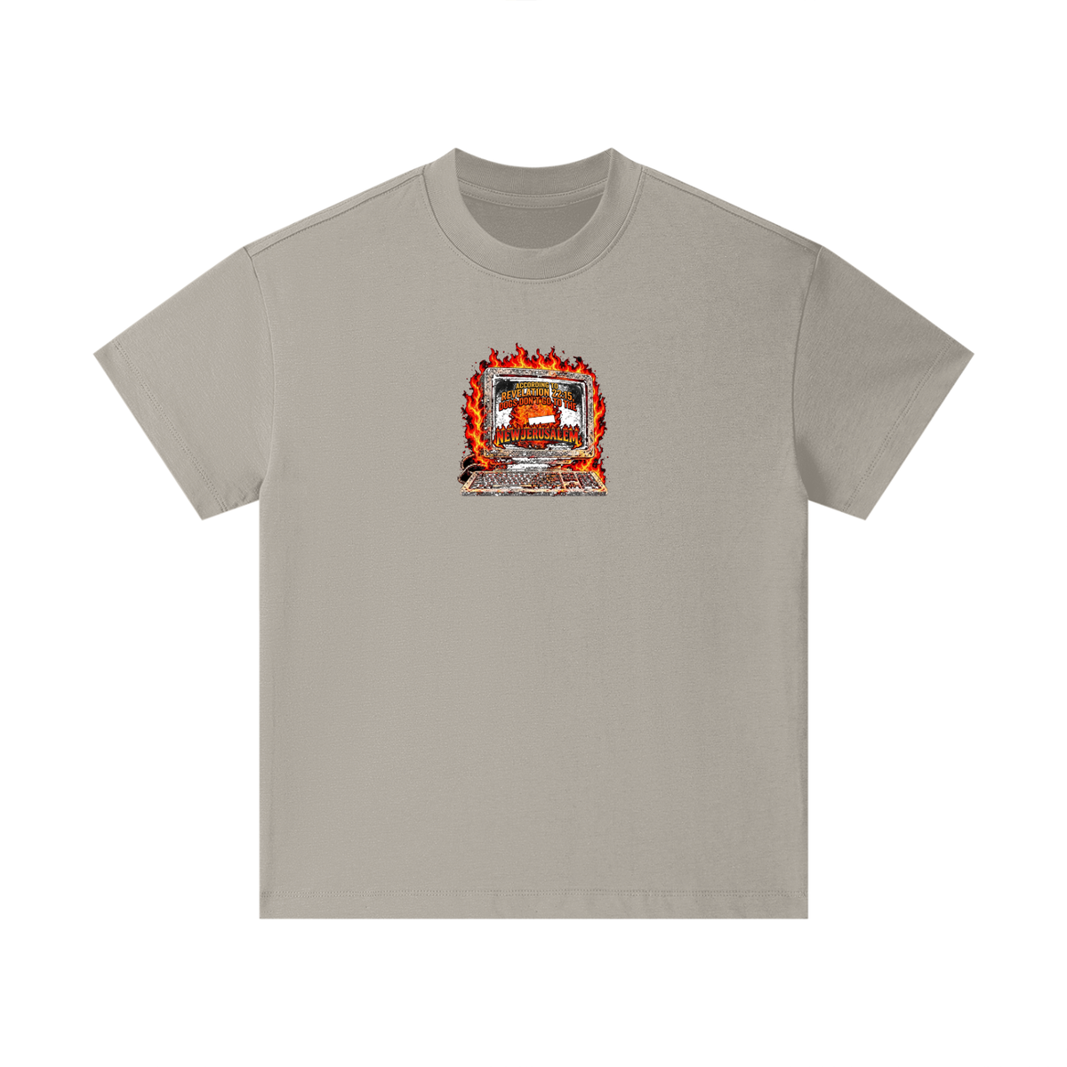 ACCORDING TO REVELATION 22:15, DOGS DON'T GO TO THE NEW JERUSALEM Kids T-Shirt