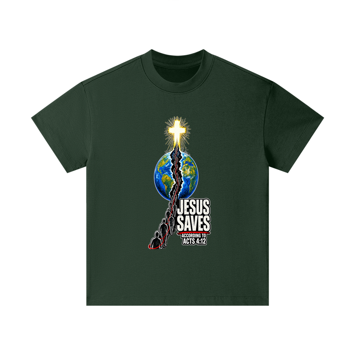 JESUS SAVES ACCORDING TO ACTS 4:12 Kids T-Shirt