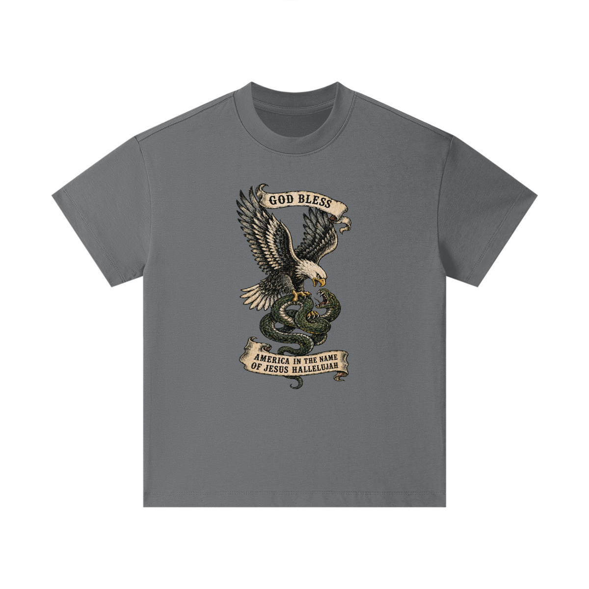 GOD BLESS AMERICA IN NAME OF JESUS HALLELUJAH Kids T-Shirt