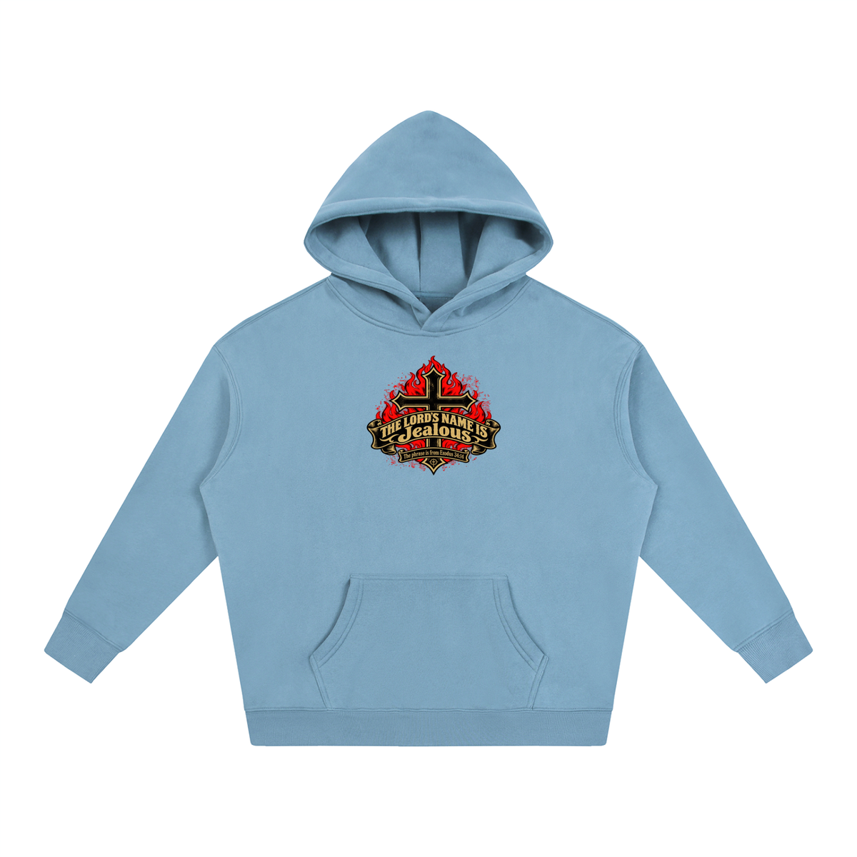THE LORD'S NAME IS Jealous The phrase is from Exodus 34:14 Hoodie