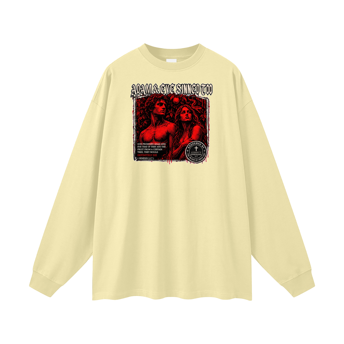ADAM & EVE SINNED TOO Long Sleeve T-Shirt