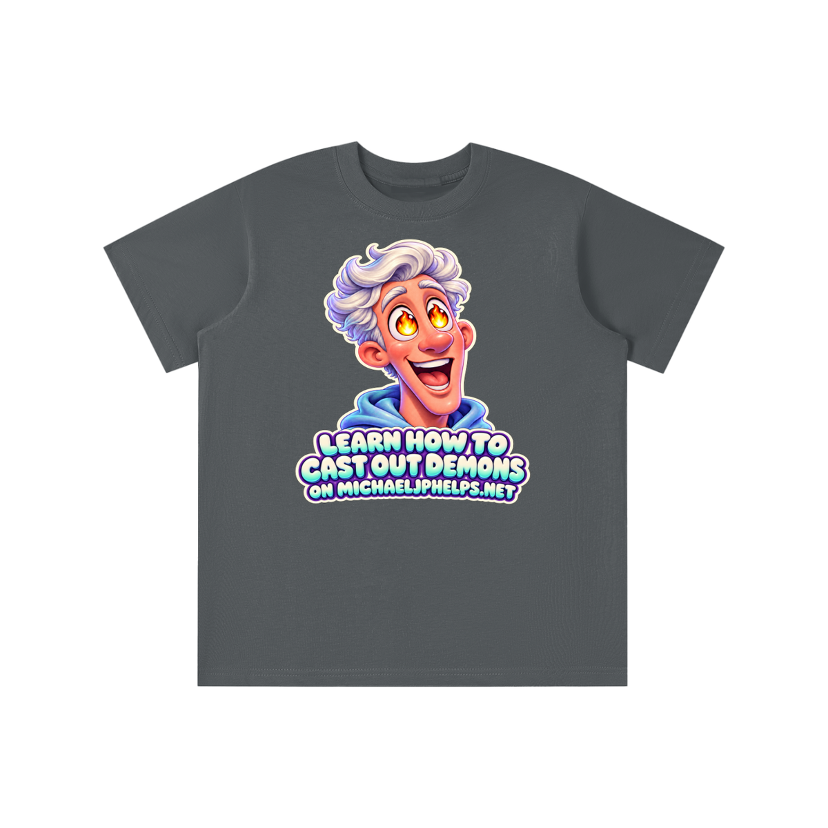 LEARN HOW TO CAST OUT DEMONS ON MICHAELJPHELPS.NET youth T-shirt