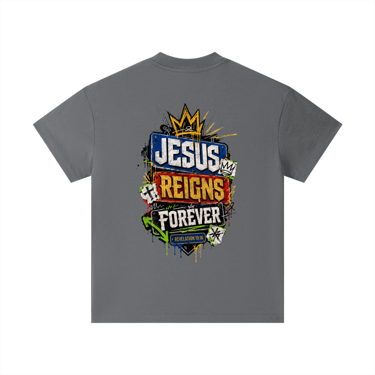 Jesus Reigns Forever Kids T-Shirt