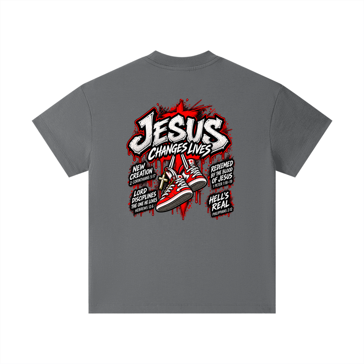 JESUS CHANGES LIVES Kids T-Shirt
