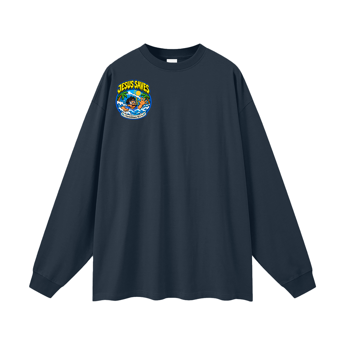 Jesus saves Long Sleeve T-Shirt