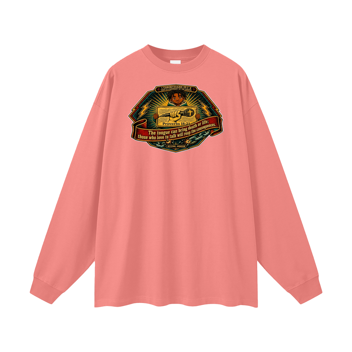 Oversized Unisex Long Sleeve T-Shirt