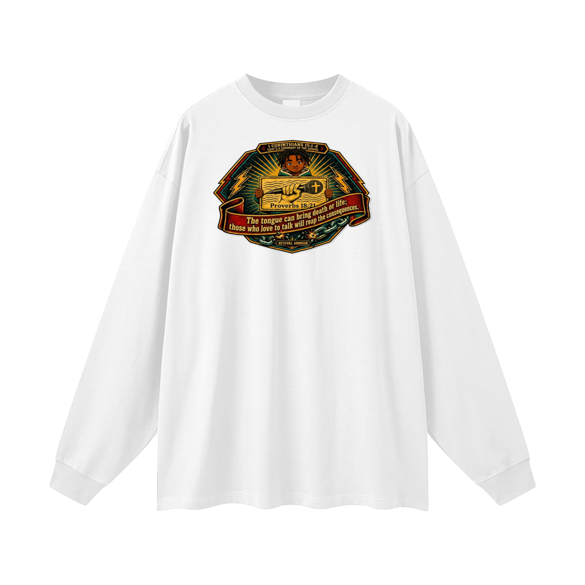Oversized Unisex Long Sleeve T-Shirt