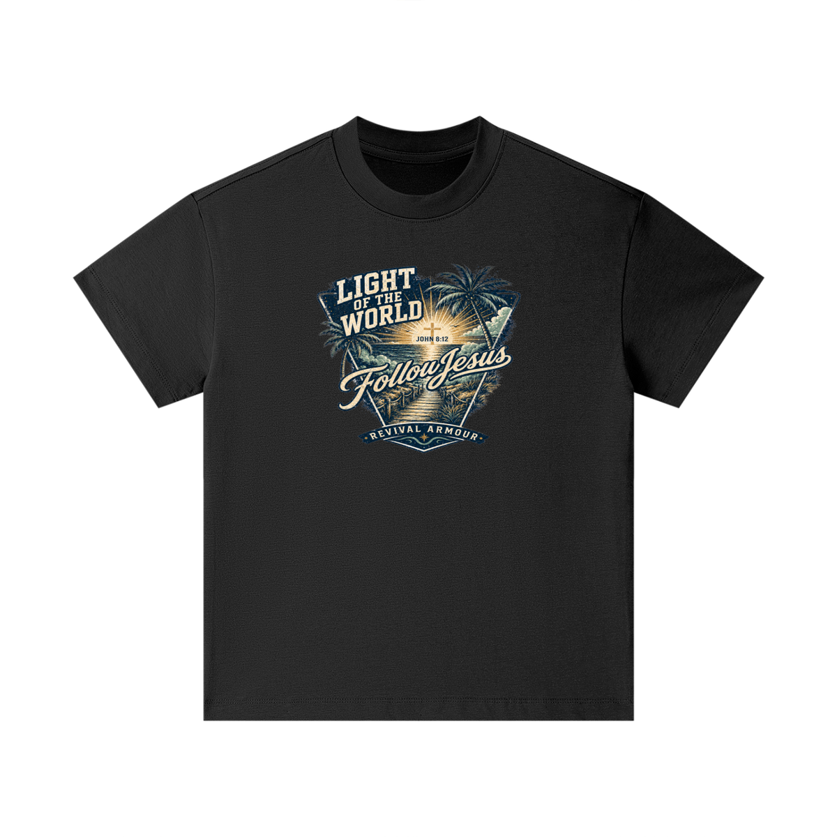 LIGHT OF THE WORLD FOLLOW JESUS REVIVAL ARMOUR Kids T-Shirt