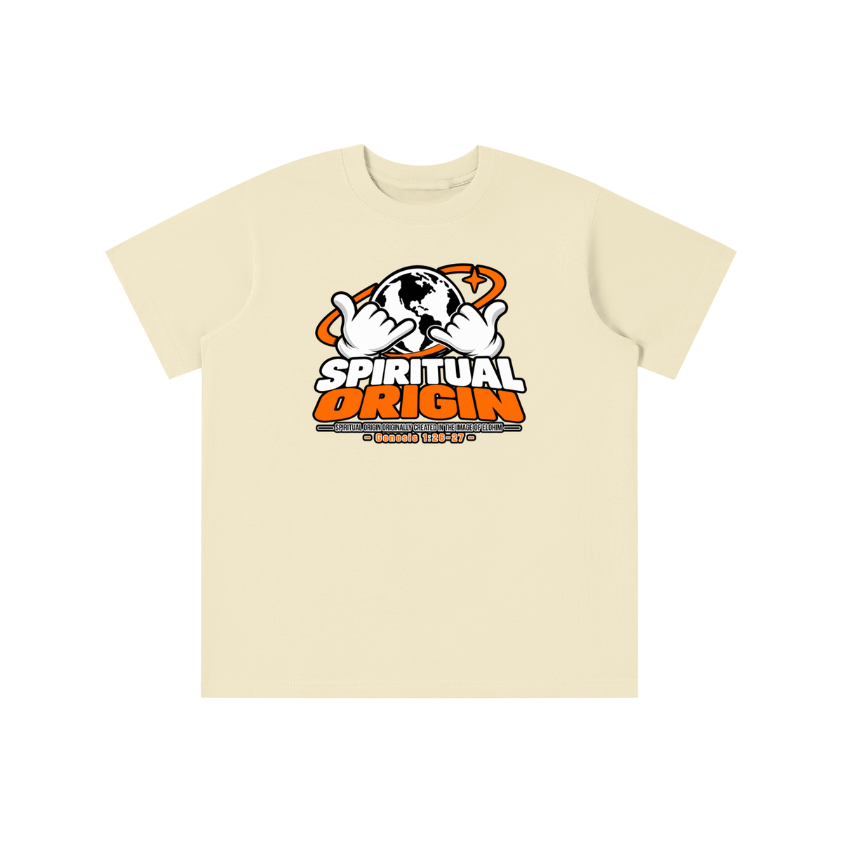 SPIRITUAL ORGIN SPIRITUAL ORGIN ORIGINALLY CREATED IN THE IMAGE OF ELOHIM - GENESIS 1:26-27 - youth T-shirt