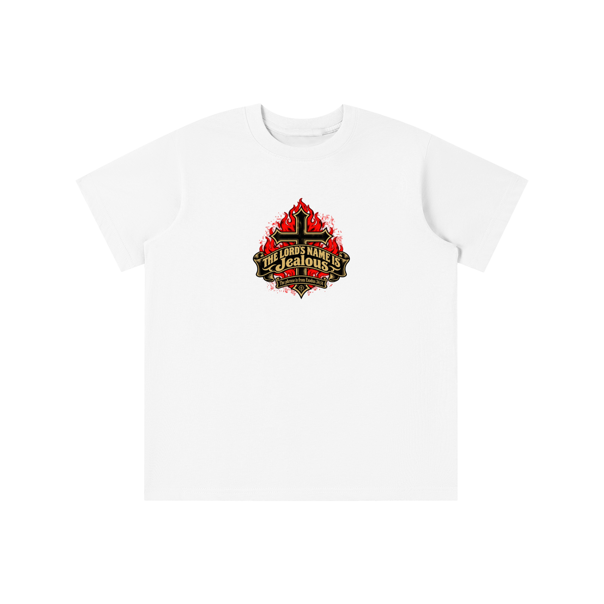 THE LORD'S NAME IS Jealous The phrase is from Exodus 34:14 youth T-shirt
