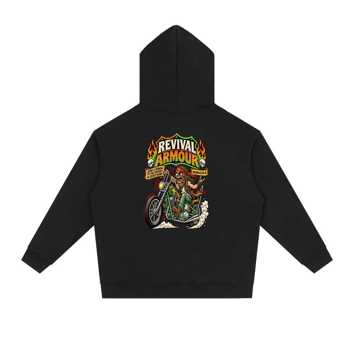 JESUS SAVES REVIVAL ARMOUR SEND A DEMON TO THE DESERT IN THE NAME OF JESUS Hoodie