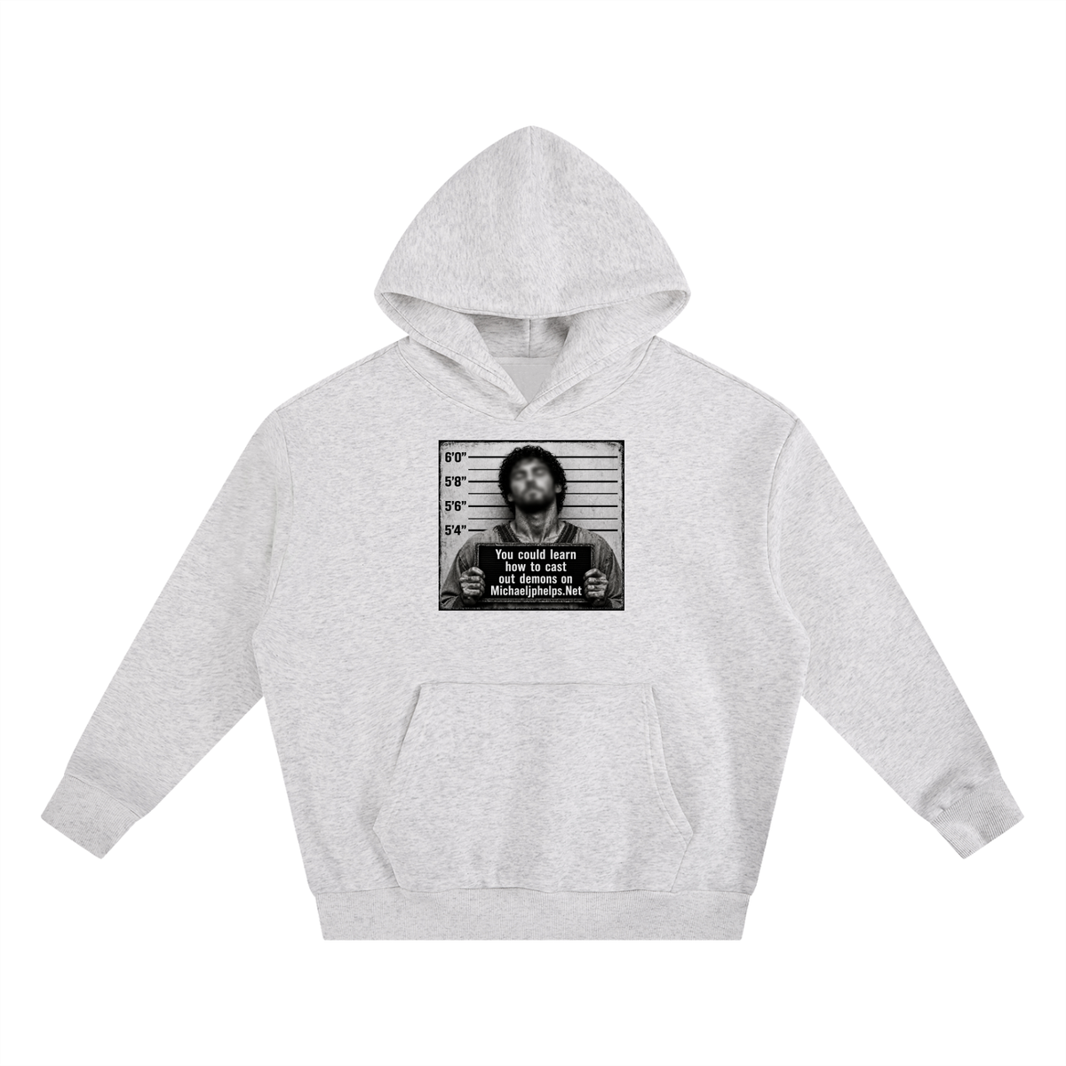 You could learn how to cast out demons on Michaeljphelps.Net Hoodie