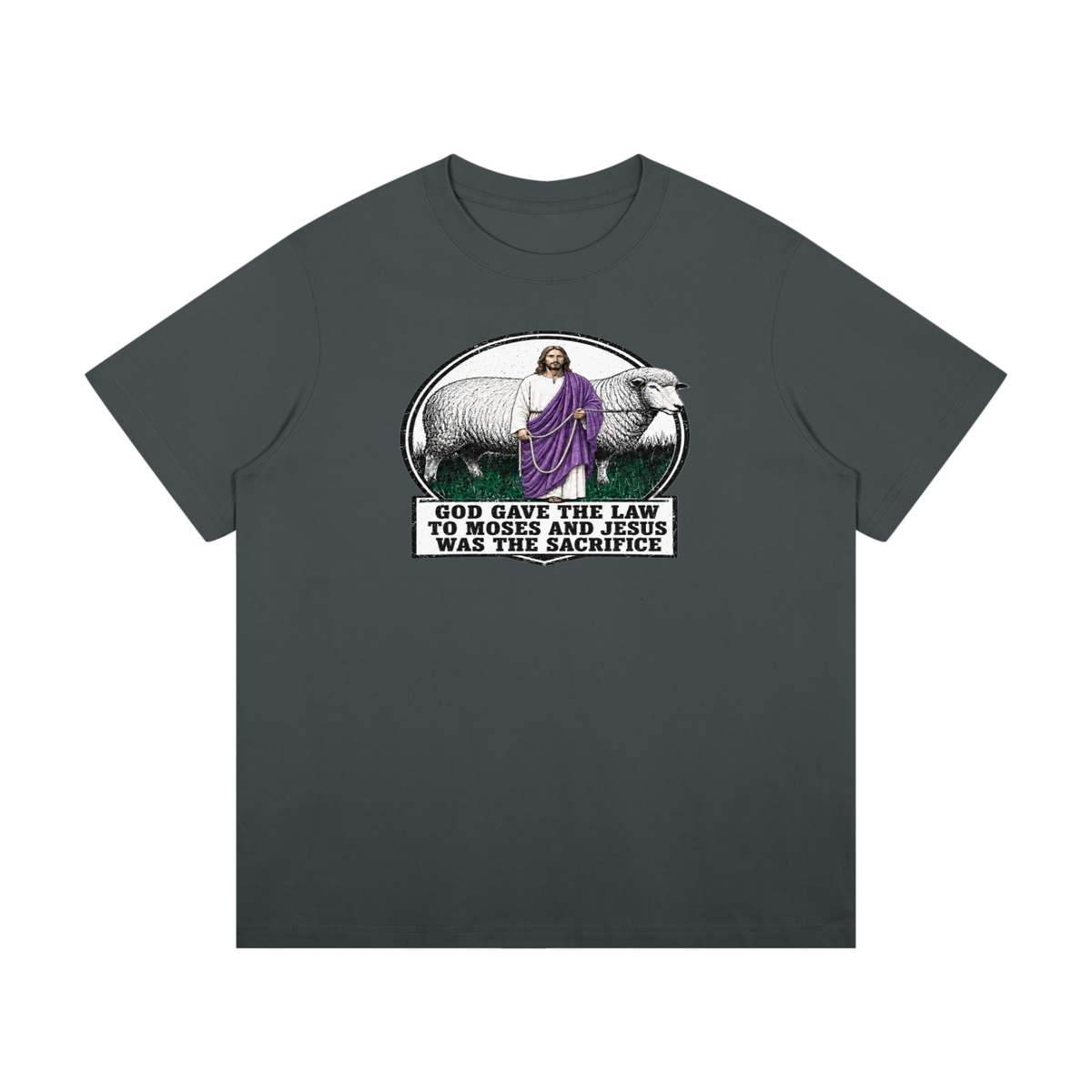 God gave the law to Moses and Jesus was the sacrifice T-Shirt