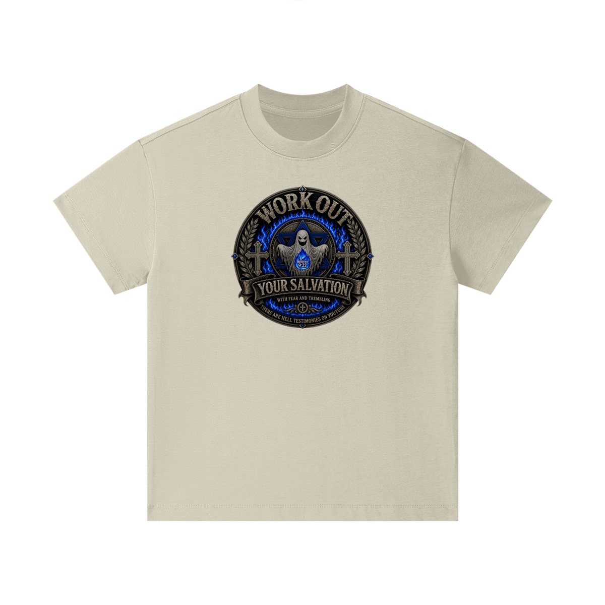 workout your salvation with Fear and Trembling Kids' T-Shirt