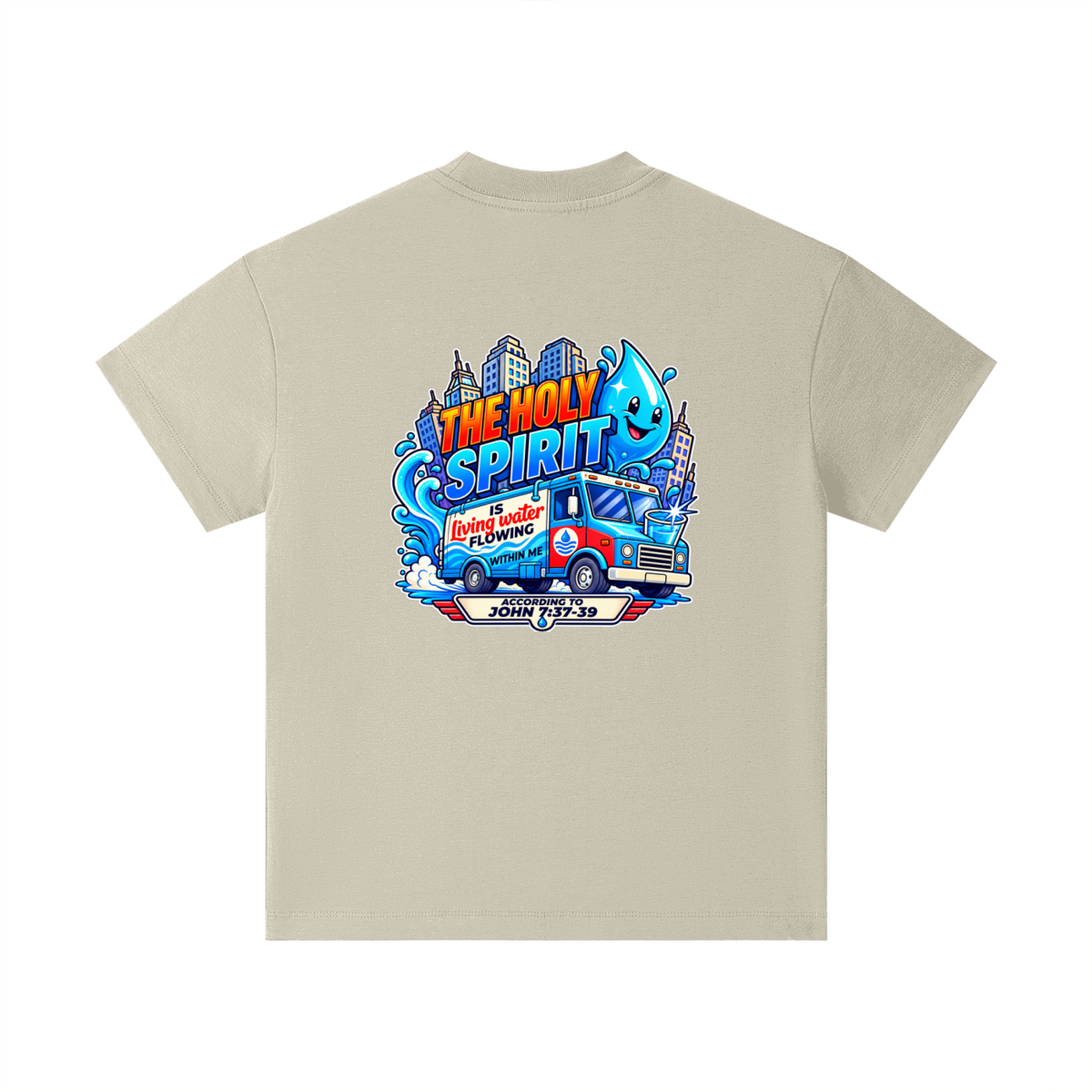 THE HOLY SPIRIT IS LIVING WATER FLOWING WITHIN ME ACCORDING TO JOHN 7:37-39 Kids T-Shirt
