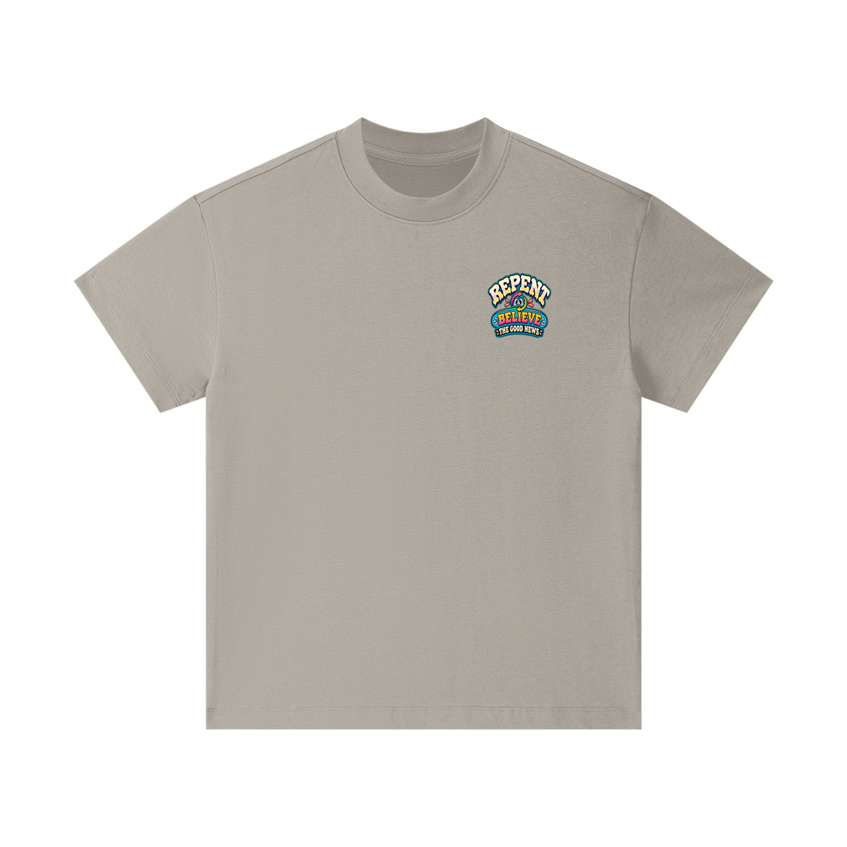 DON'T PANIC HISPANIC JESUS DIED FOR OUR SINS . 1 CORTHIANS 15:1-4 Kids T-Shirt