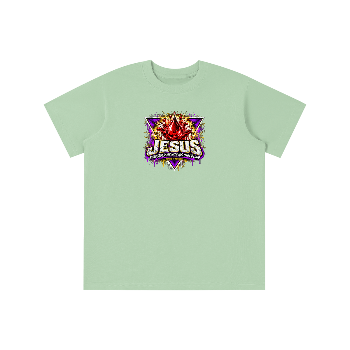 JESUS PURCHASED ME WITH HIS OWN BLOOD INSPIRED BY ACTS 20:28 youth T-shirt