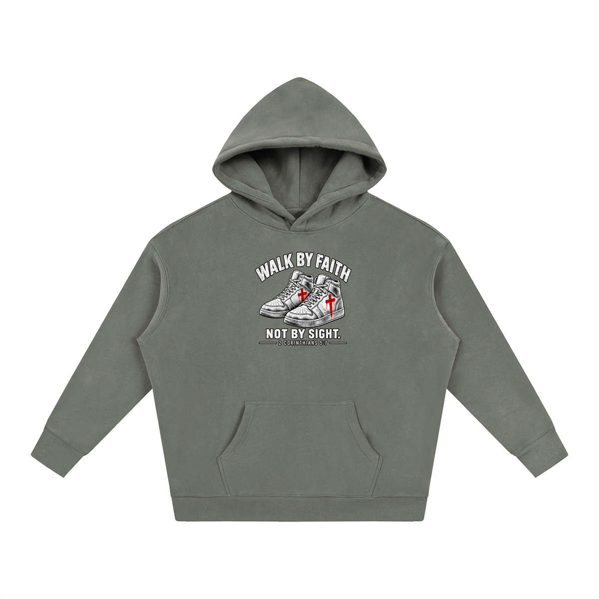 Walk by faith not by sight. Hoodie