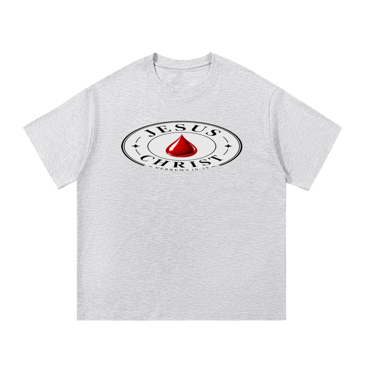 Jesus Christ blood emoji With Hebrews 10:29 T-Shirt