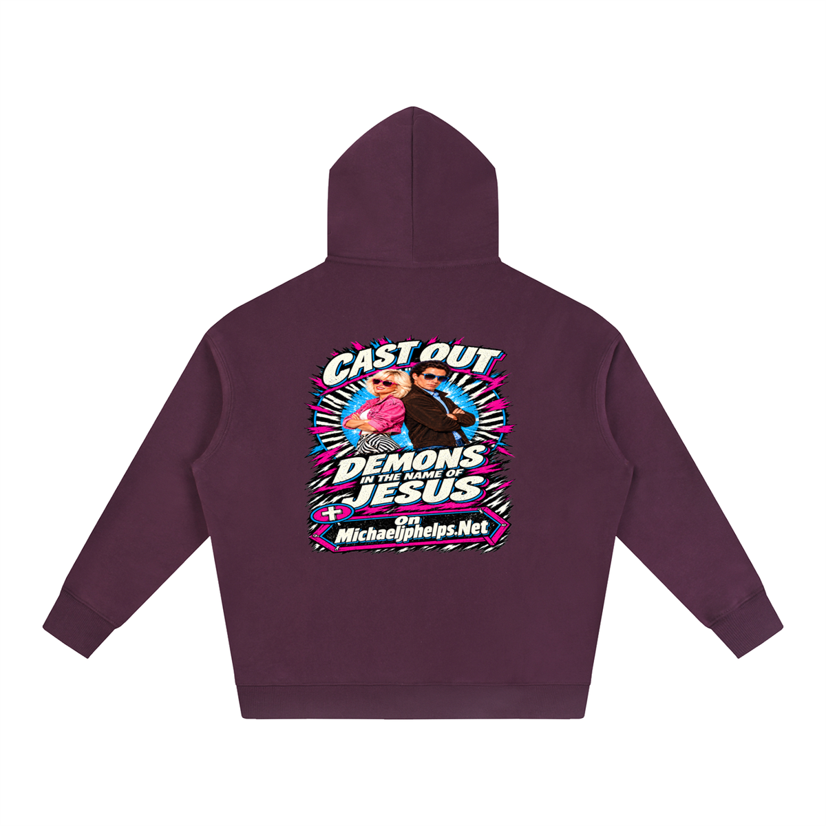 Cast out demons in the name of Jesus on Michaeljphelps.Net Hoodie
