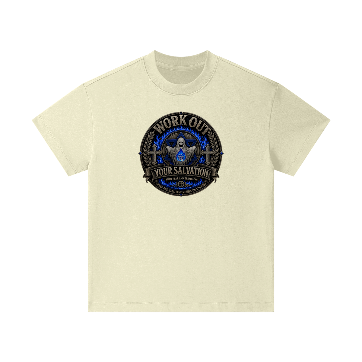 workout your salvation with Fear and Trembling Kids' T-Shirt