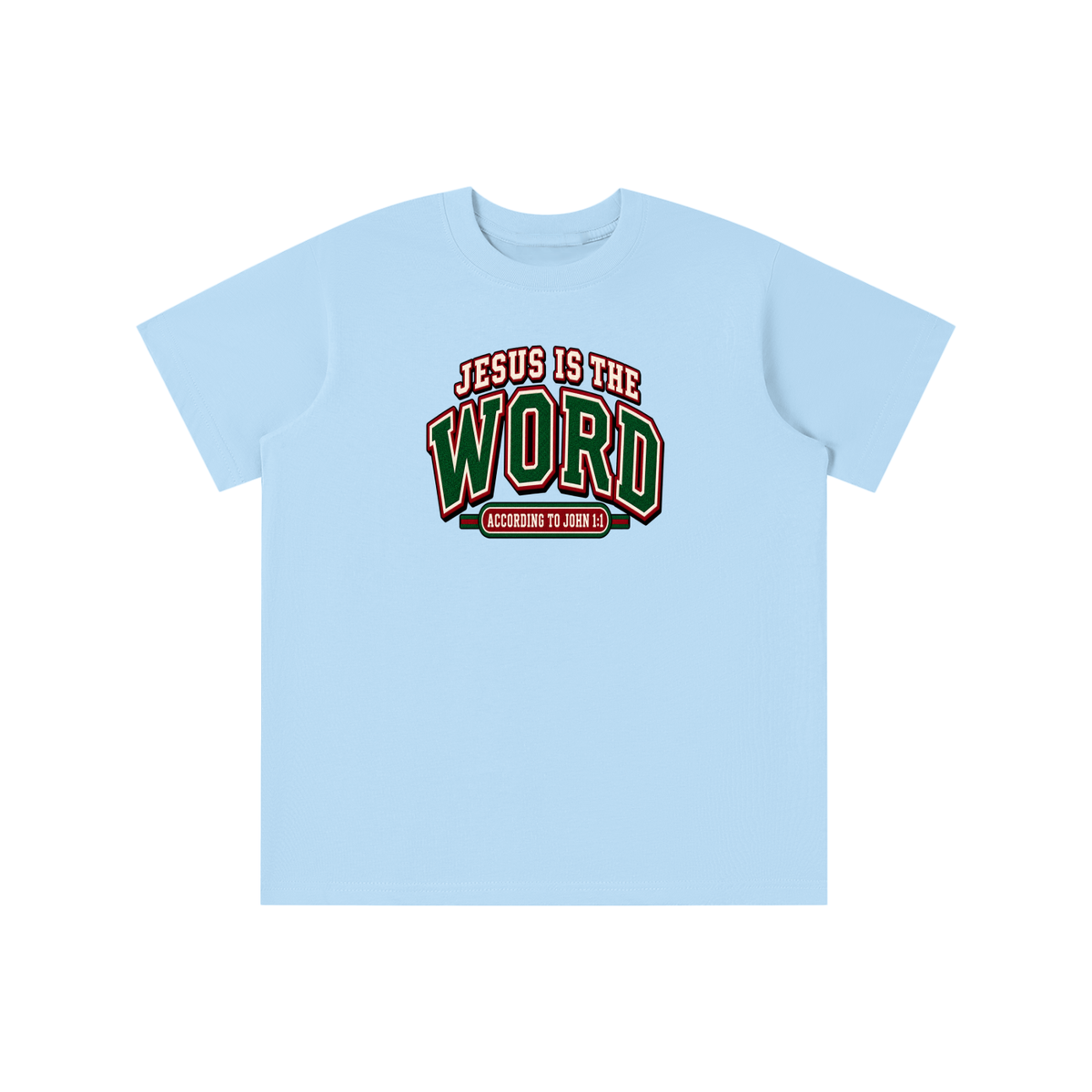 JESUS IS THE WORD ACCORDING TO JOHN 1:1 youth T-shirt