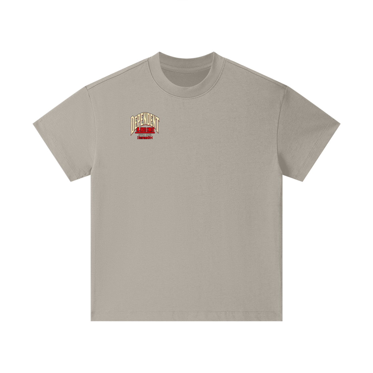 DEPENDANT ON JESUS CHRIST Kids T-Shirt