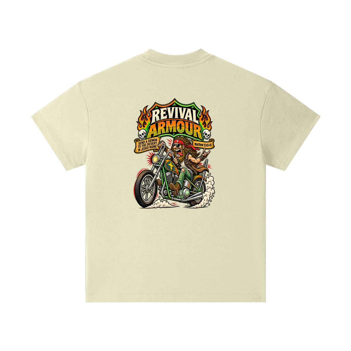 JESUS SAVES REVIVAL ARMOUR SEND A DEMON TO THE DESERT IN THE NAME OF JESUS Kids T-Shirt