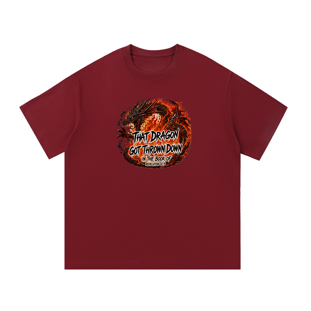 THAT DRAGON GOT THROWN DOWN IN THE BOOK OF REVELATION 12:9 T-Shirt