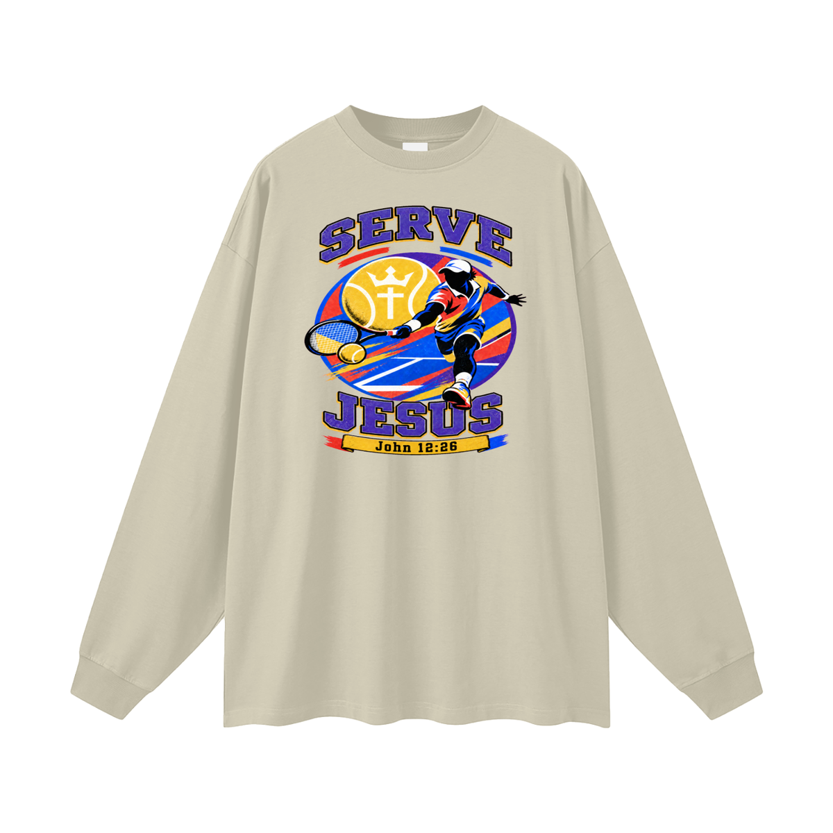 Serve Jesus Long Sleeve T-Shirt