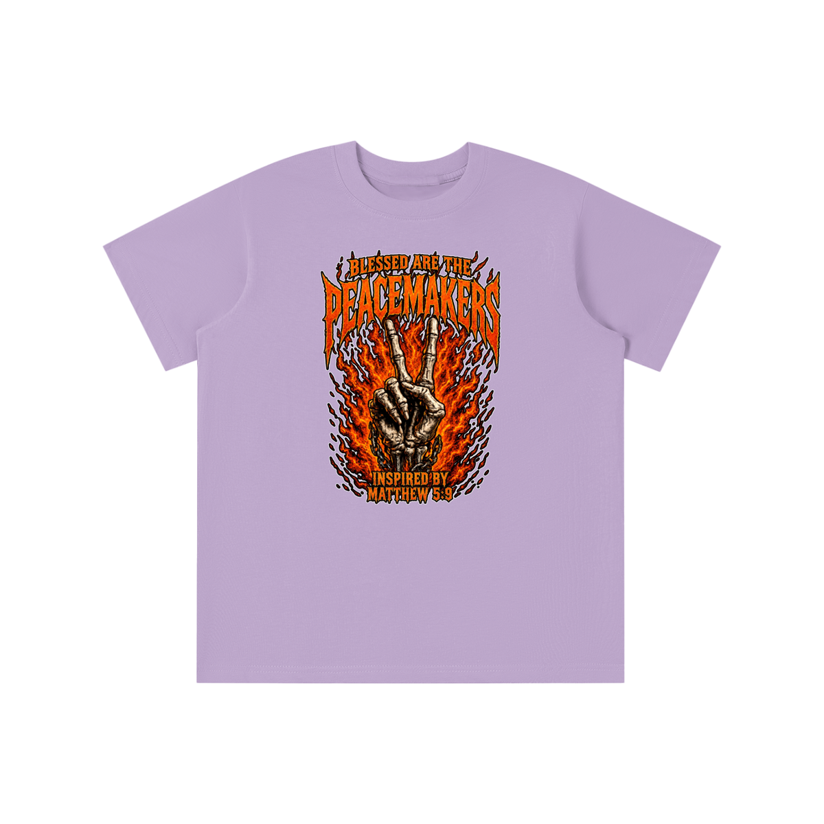 BLESSED ARE THE PEACEMAKERS INSPIRED BY MATTHEW 5:9 youth T-shirt