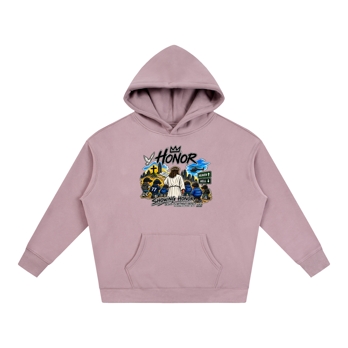 HONOR SHOWING HONOR JESUS IS WITHOUT DEFECT ACCORDING TO 1 PETER 1:18-19 Hoodie