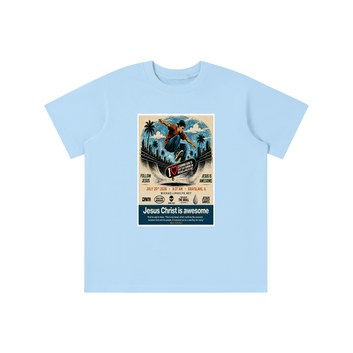 Jesus Christ is awesome youth T-shirt