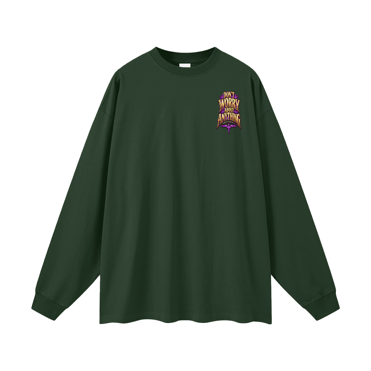 PHILIPPIANS 4:6 NLT Long Sleeve T-Shirt
