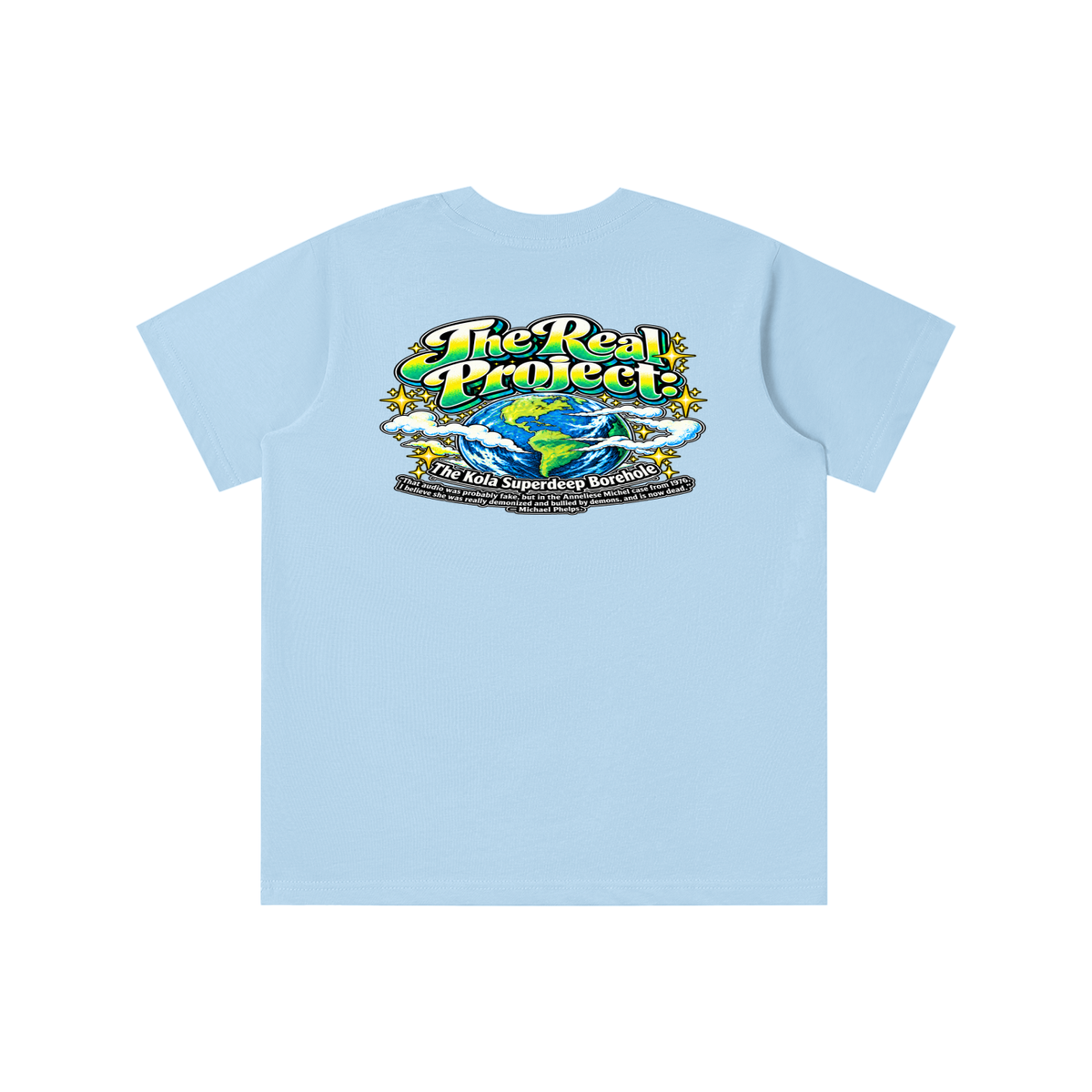 REDEEMED BY THE OF JESUS ACCORDING TO EPHESIANS 1:7 THE REAL PROJECT: THE KOLA SUPERDEEP BOREHOLE youth T-shirt