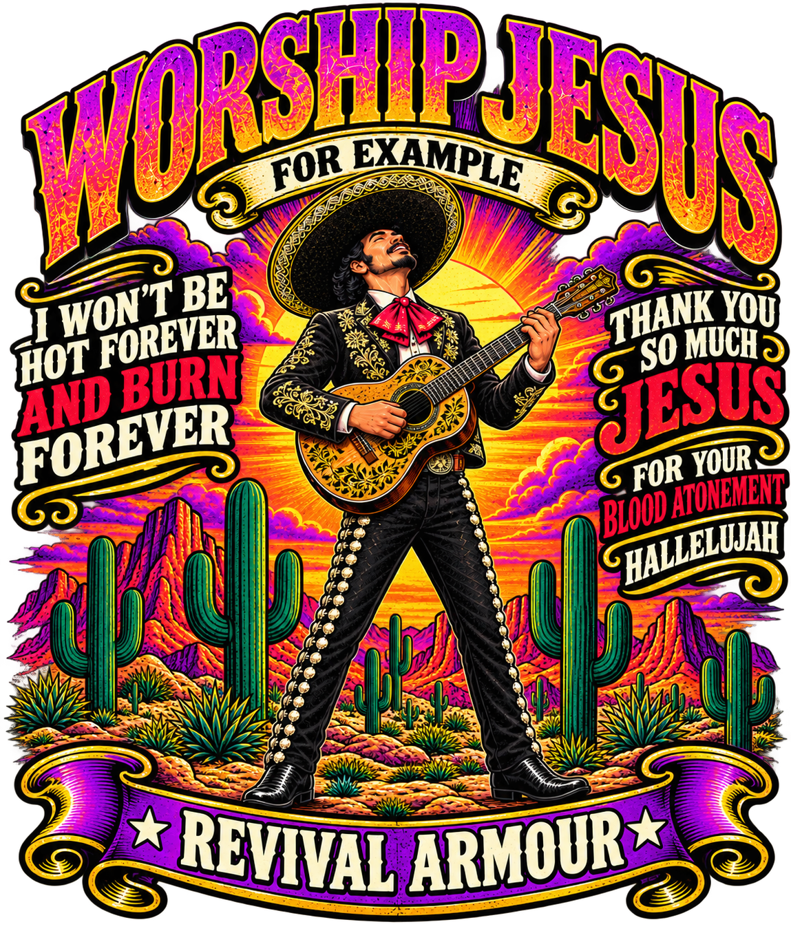 WORSHIP JESUS revival armour Hoodie